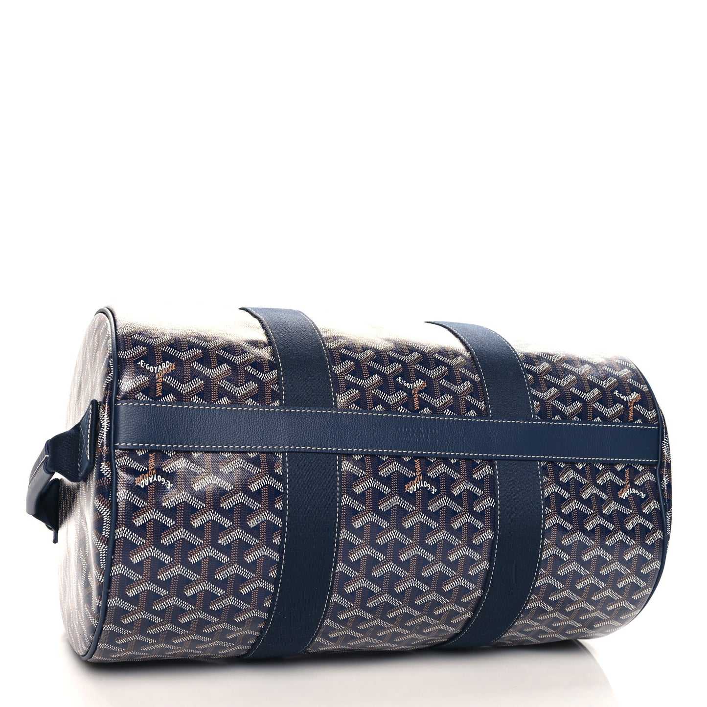 Goyardine Barrel 40 Sports Bag Navy