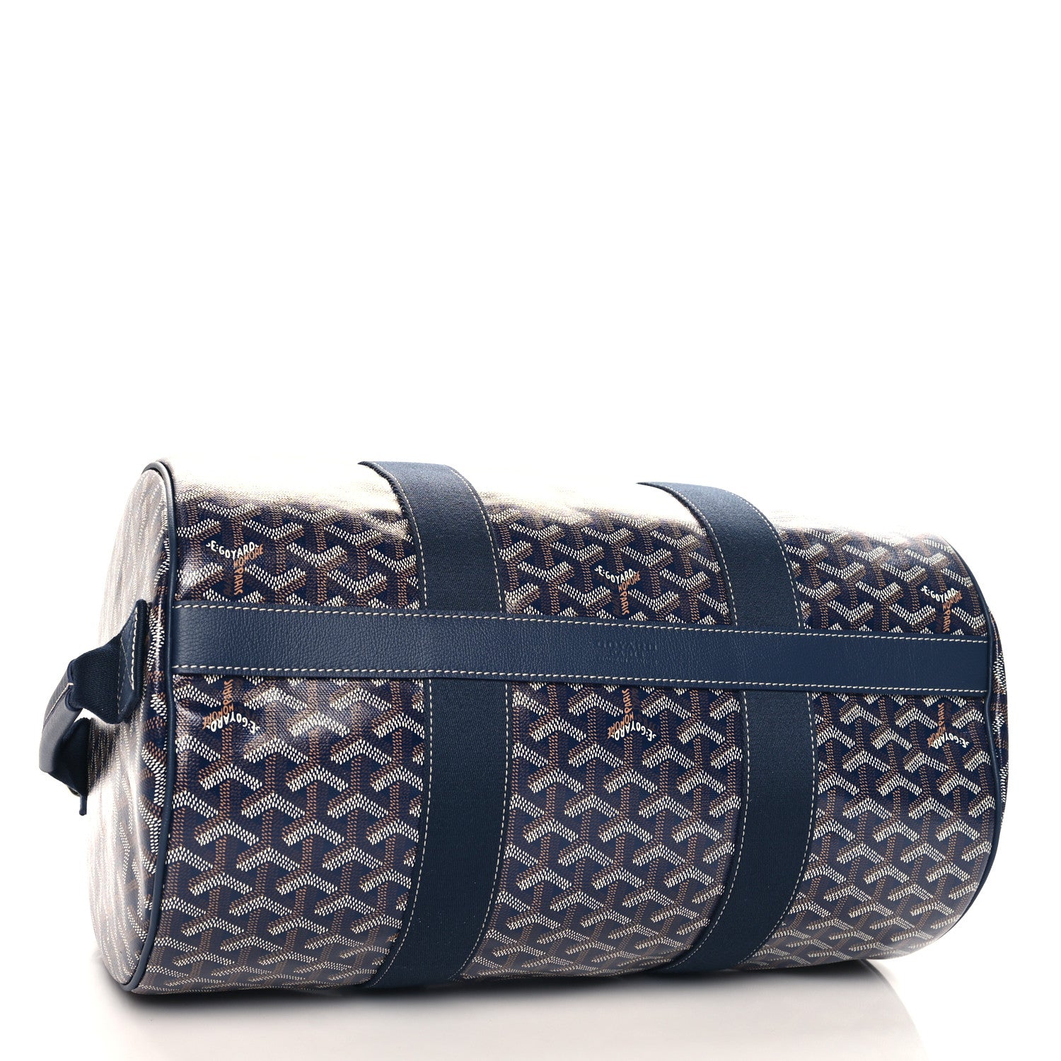 Goyard Goyardine Barrel 40 Sports Bag Navy 4 of 9