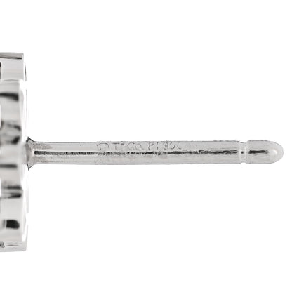 Tiffany Platinum Diamond Daisy Flower Earrings 4 of 5