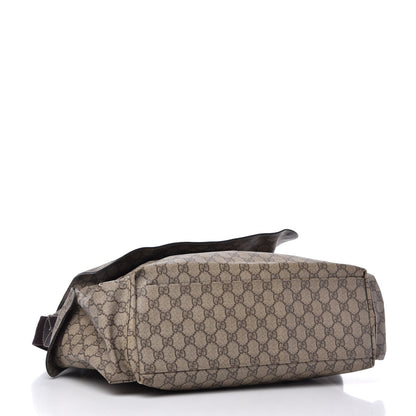 Gucci GG Plus Monogram Messenger Diaper Bag Dark Brown 4 of 11