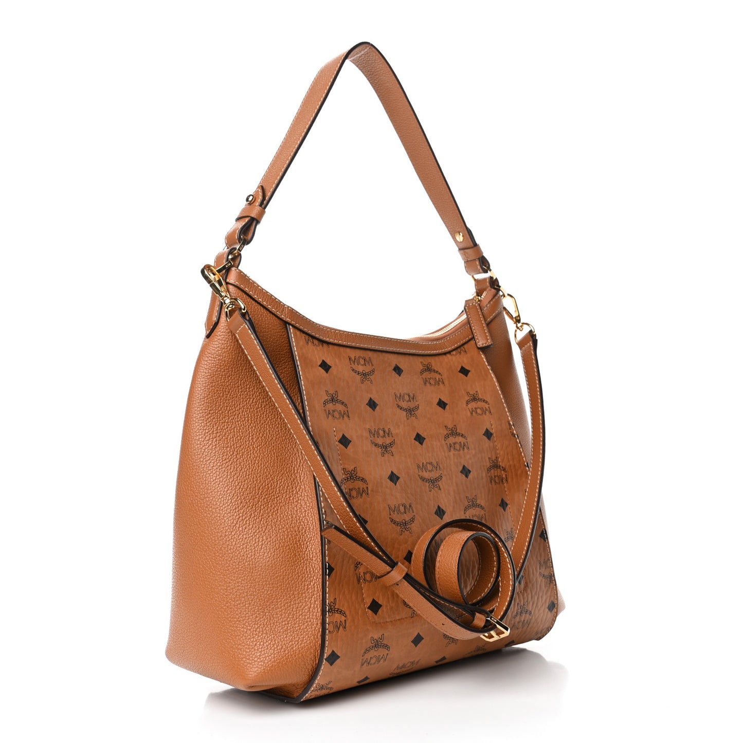 Visetos Medium Luisa Hobo Cognac