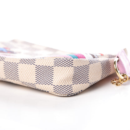 Louis Vuitton Damier Azur 2016 Christmas Animation Mini Pochette Accessories 6 of 9