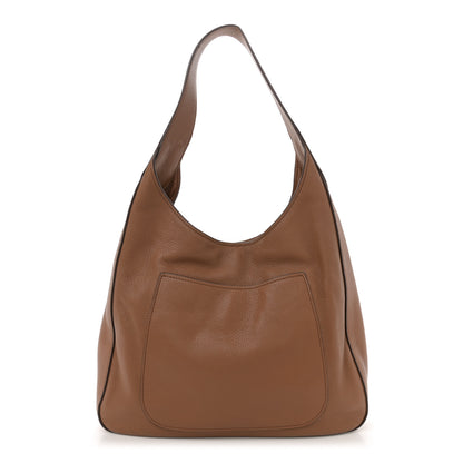 Prada Vitello Daino Medium Pocket Hobo Bag Cannella 1 of 12
