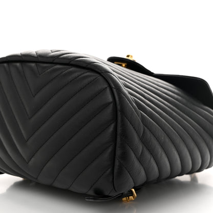 Chanel Calfskin Chevron Quilted Small Urban Spirit Backpack Black 10 of 10