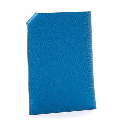 Hermes Epsom Tarmac PM Passport Holder Bleu Zanzibar 3 of 9