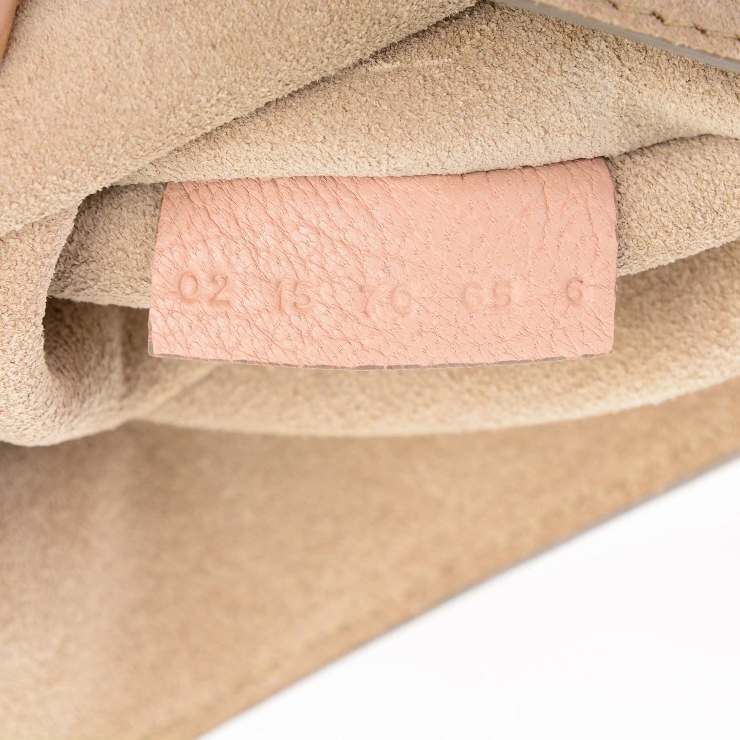 Grained Lambskin Drew Shoulder Bag Cement Pink