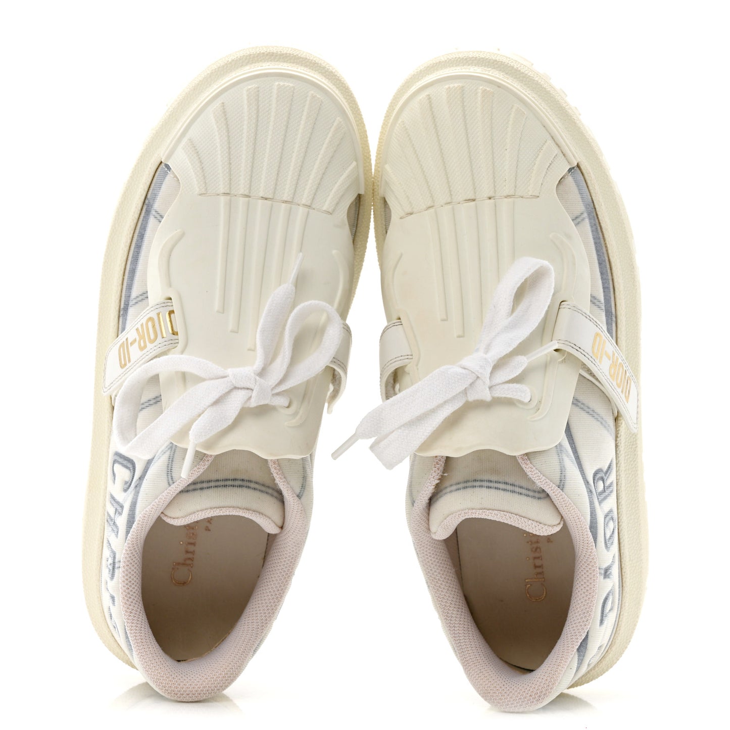 Nylon Mesh Dior-ID Platform Sneakers 37.5 Bleu France