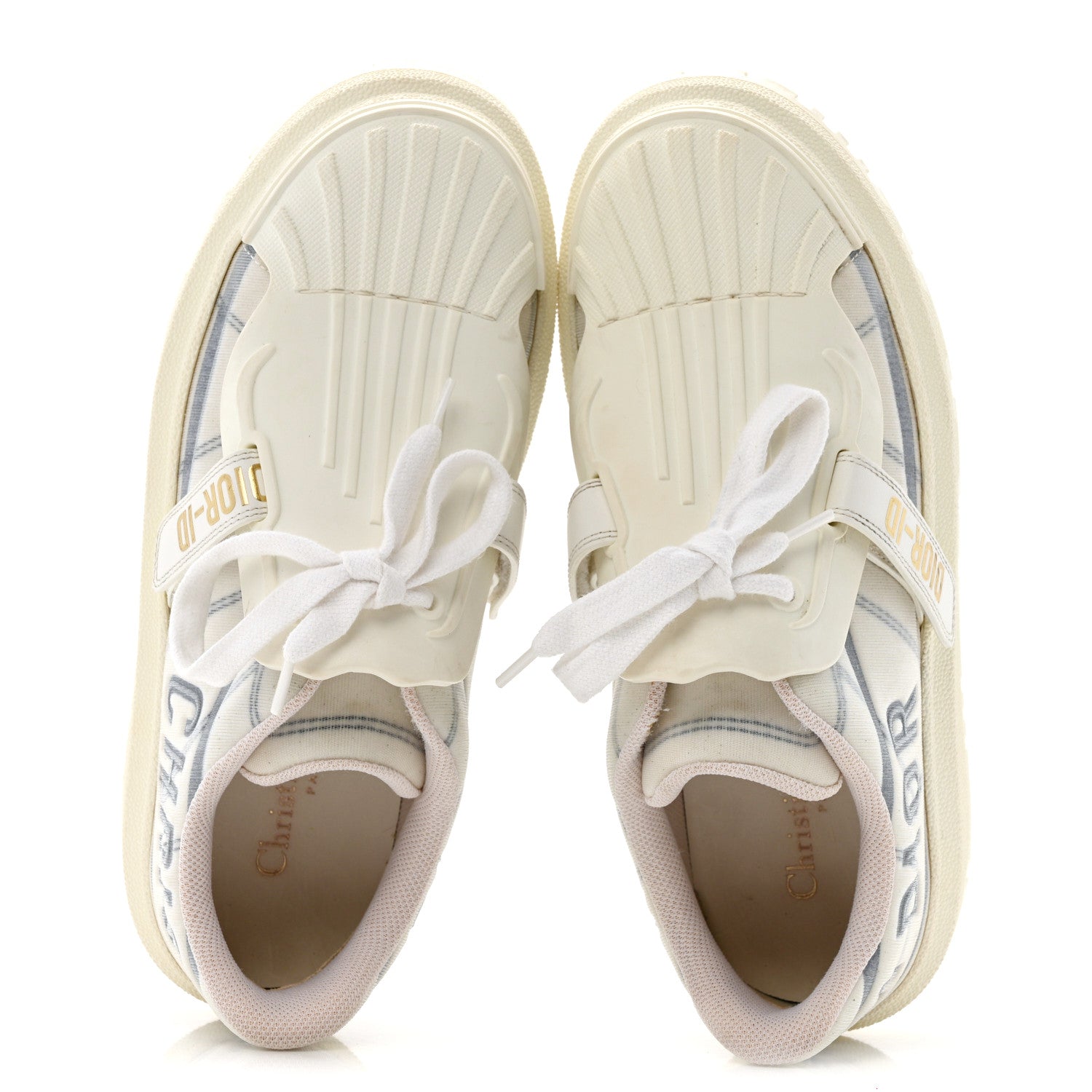 Christian Dior Nylon Mesh Dior-ID Platform Sneakers 37.5 Bleu France 2 of 13