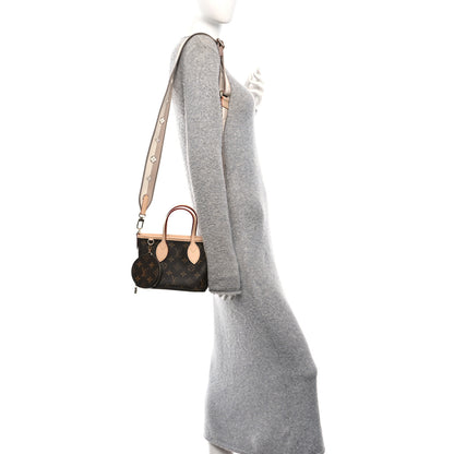 Louis Vuitton Monogram Neverfull BB Beige 2 of 9