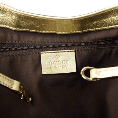 Gucci Monogram Large D Gold Hobo Metallic Gold 8 of 11