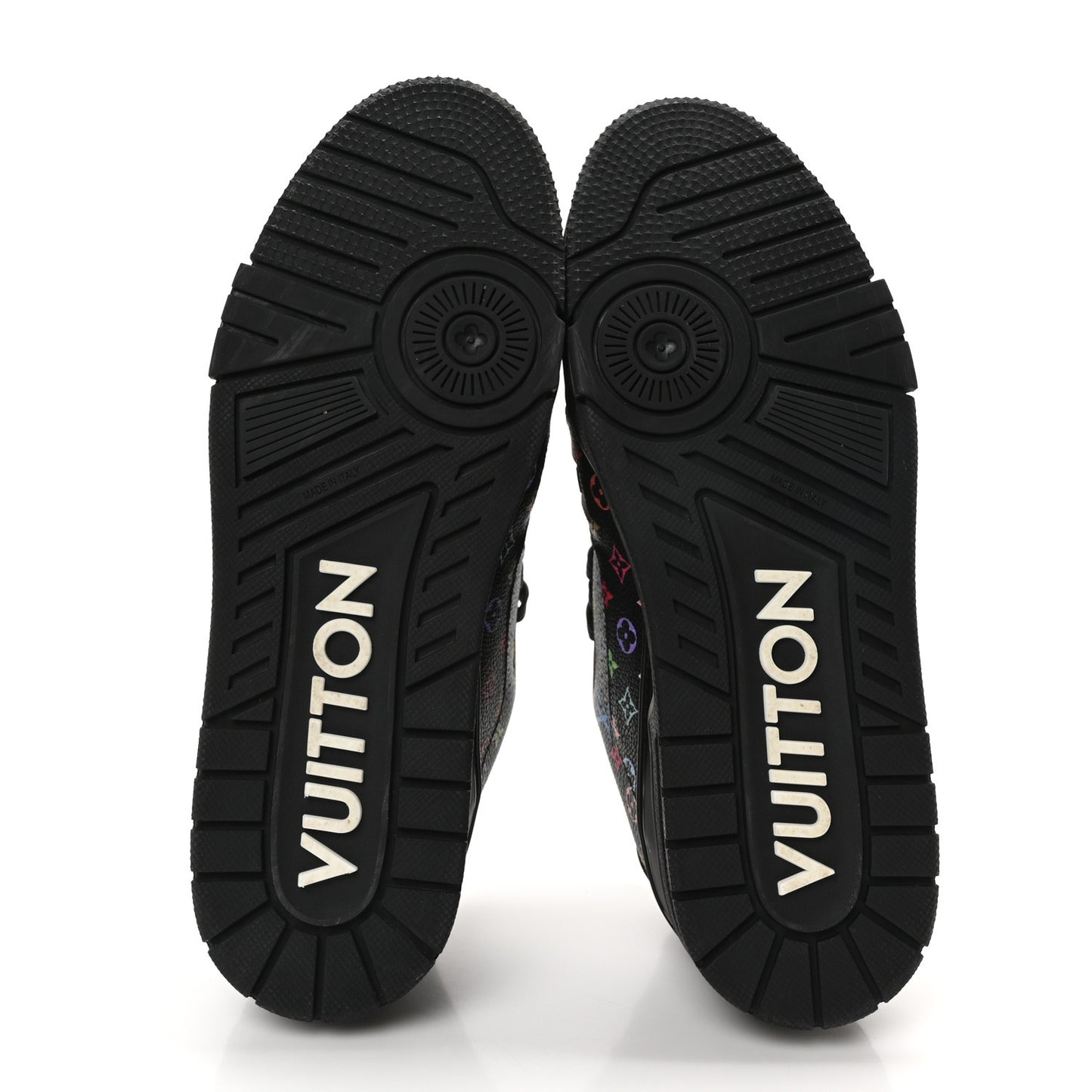 LV X TM Calfskin Monogram Multicolor LV Trainer Sneakers 8 Black