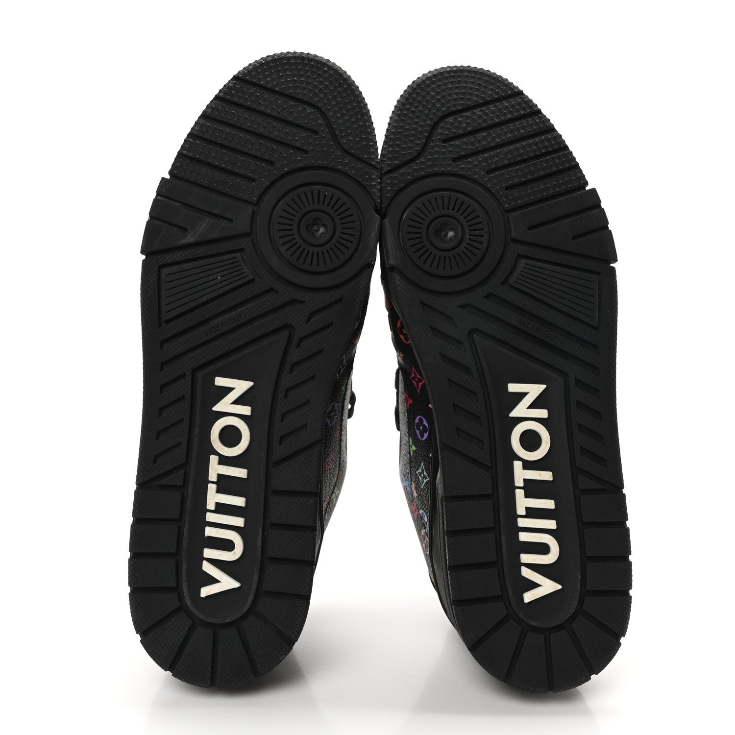 Louis Vuitton LV X TM Calfskin Monogram Multicolor LV Trainer Sneakers 8 Black 6 of 9