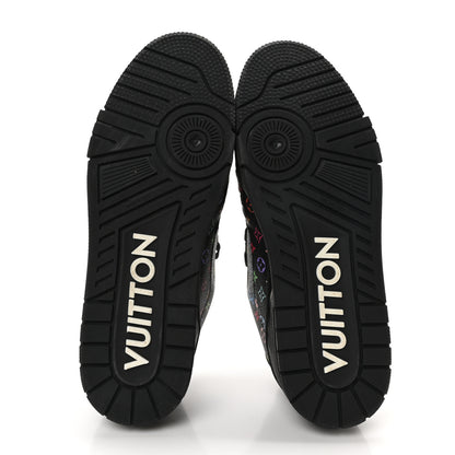 Louis Vuitton LV X TM Calfskin Monogram Multicolor LV Trainer Sneakers 8 Black 6 of 9