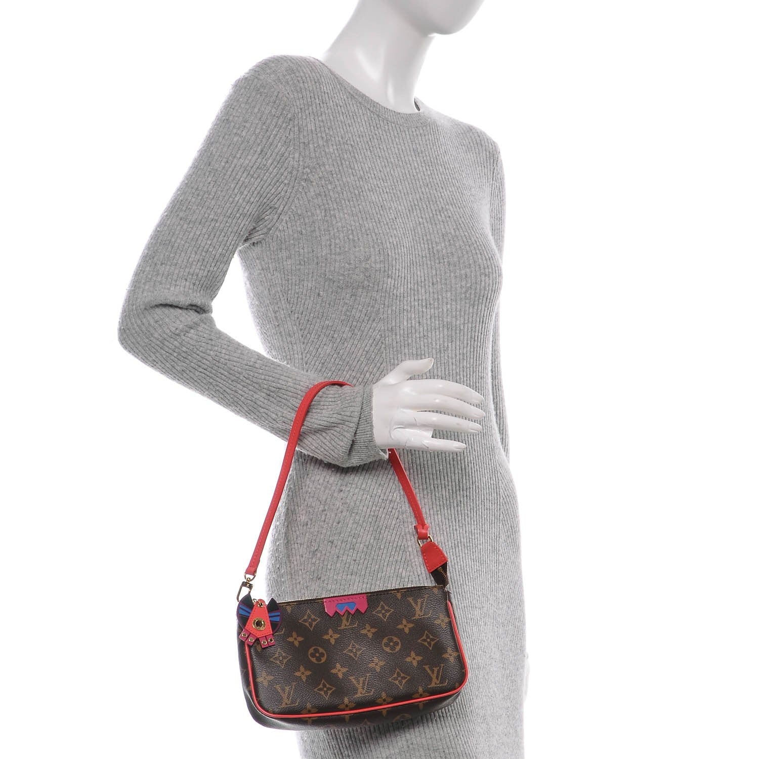 Louis Vuitton Monogram Totem Pochette Accessories Flamingo 2 of 6
