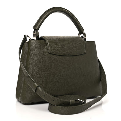 Louis Vuitton Taurillon Capucines BB Khaki 3 of 9