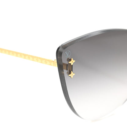 Louis Vuitton Les Parapluies De Cherbourg Sunglasses Z1394U Black Gold 9 of 10