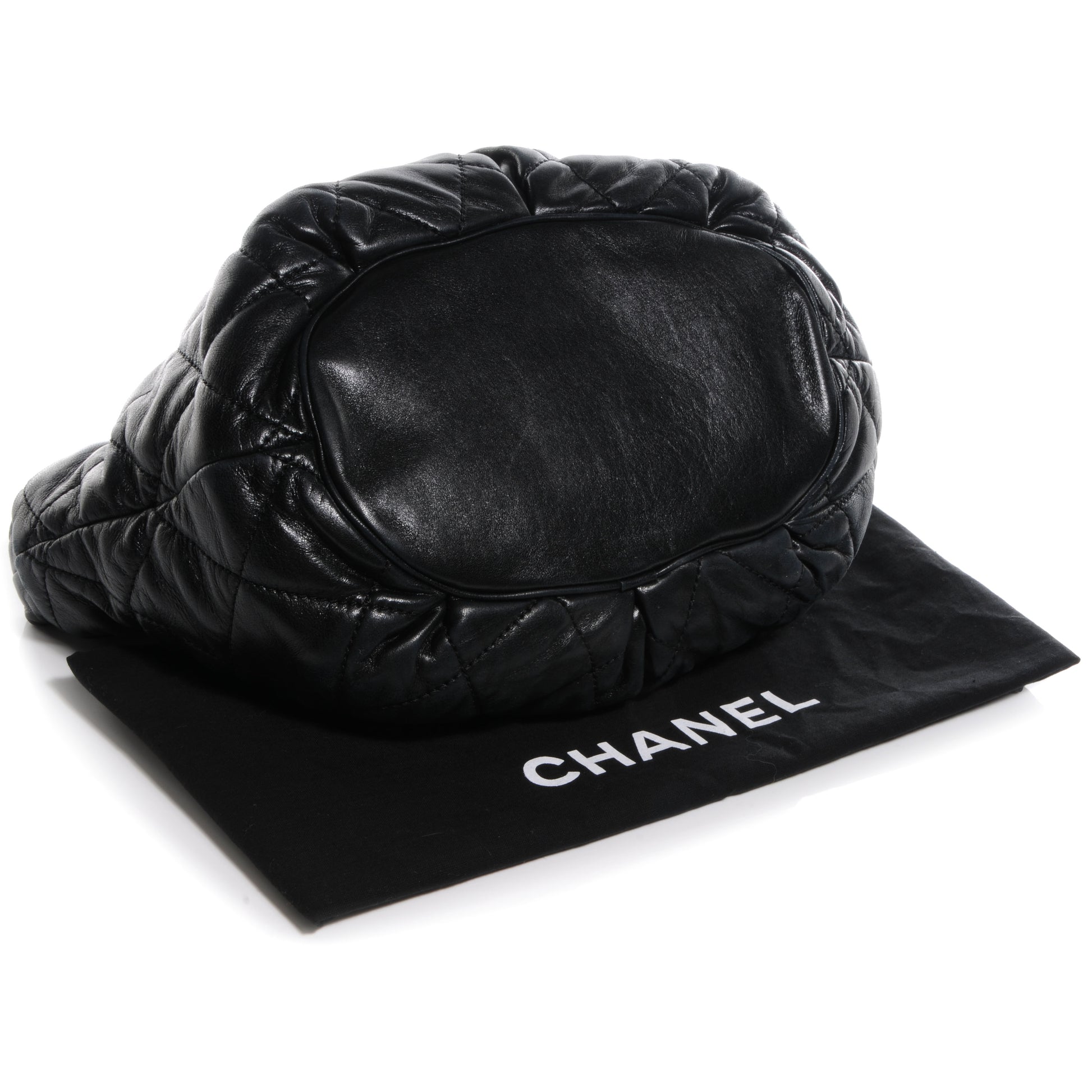 Chanel Lambskin Cloudy Bundle Tote Black 4 of 8
