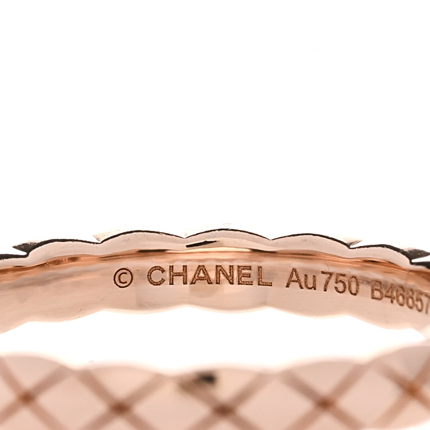 Chanel 18K Beige Gold Mini Coco Crush Ring 56 7.5 4 of 7