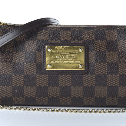 Louis Vuitton Damier Ebene Eva Clutch 9 of 10
