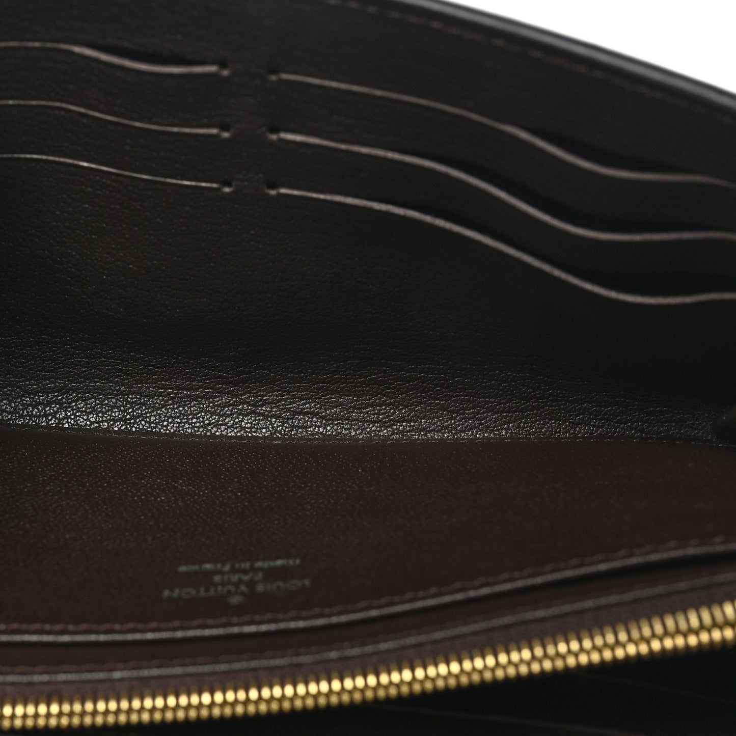 Snakeskin Twist Wallet Brown