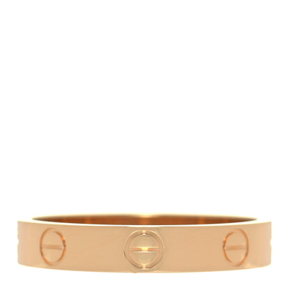 Cartier 18K Yellow Gold 3.5mm LOVE Wedding Band Ring 55 7.25 3 of 5