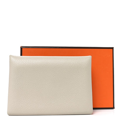 Hermes Evercolor Calvi Duo Card Case Beton 8 of 8