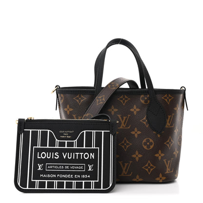 Louis Vuitton Monogram Neverfull Inside Out Bandouliere BB Black 4 of 19