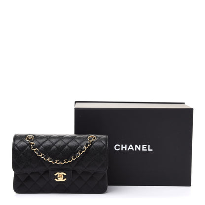 Chanel Caviar Quilted Small Double Flap Black 12 of 12