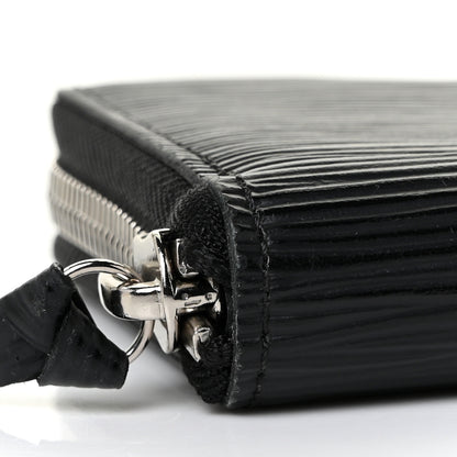 Louis Vuitton Epi Clemence Wallet Black 7 of 8