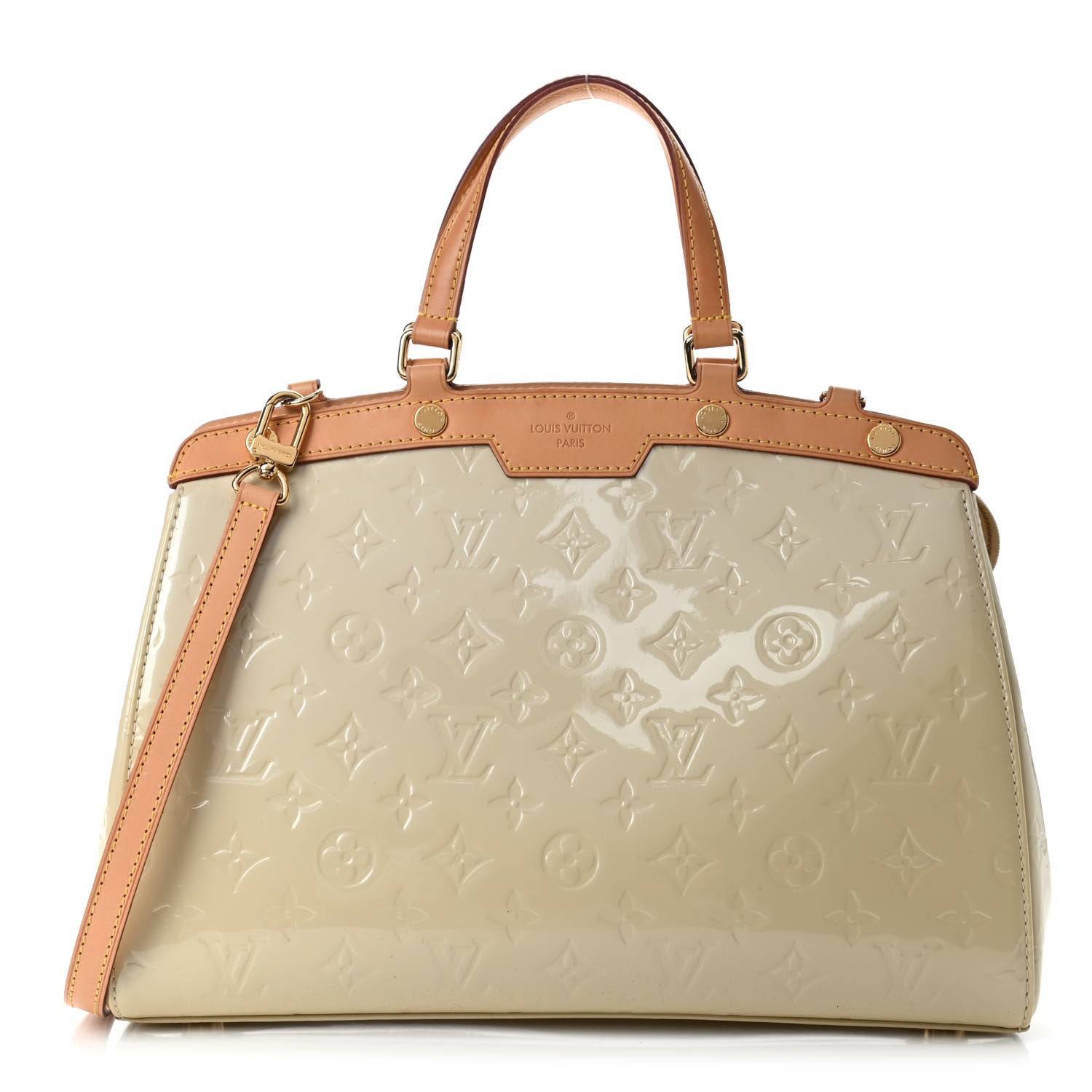 Louis Vuitton Vernis Brea MM Blanc Corail 1 of 5