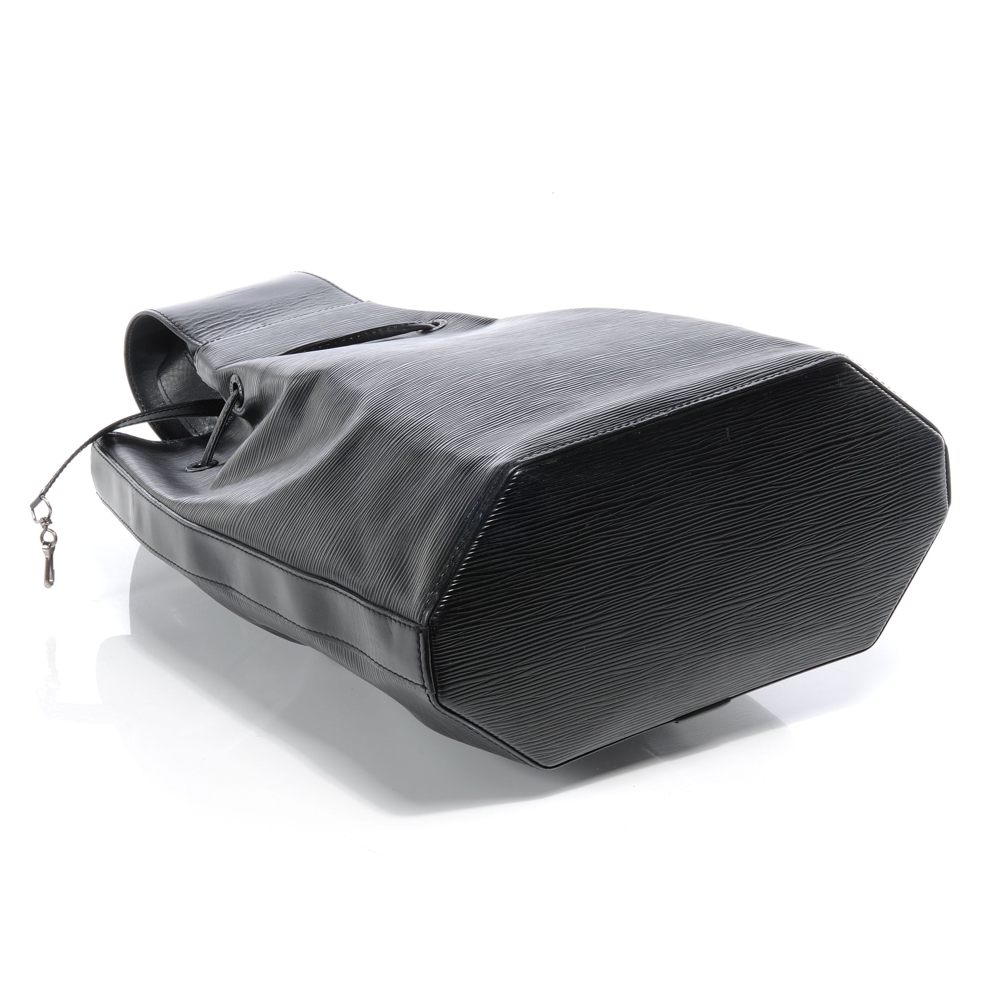 Louis Vuitton Epi Sac a Dos Drawstring Bag Black 4 of 6