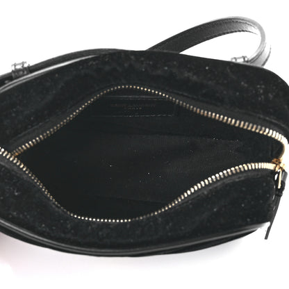 Saint Laurent Velour Matelasse Monogram Lou Belt Bag Black 5 of 12
