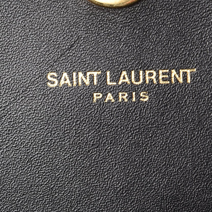 Saint Laurent Smooth Calfskin Medium Classic Monogram Kate Tassel Satchel Black 6 of 9