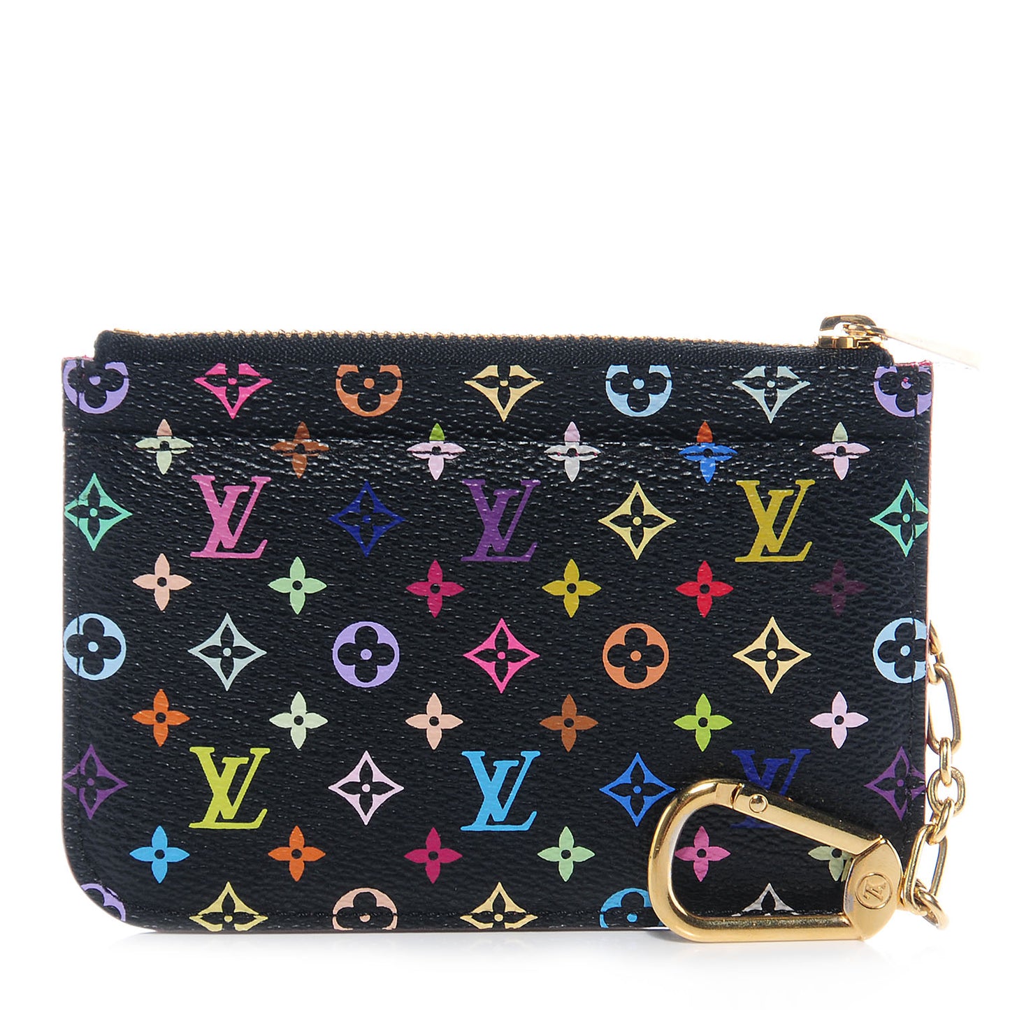 Monogram Multicolor Key Pouch Black Grenade