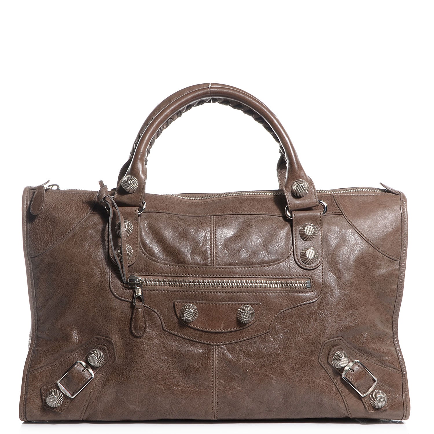 Balenciaga Agneau Giant 21 Silver Hardware Work Noix 1 of 11