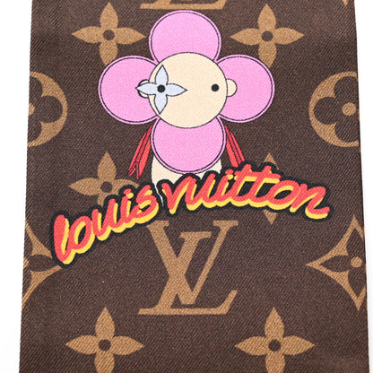 Louis Vuitton Silk Monogram 2021 London Christmas Animation Bandeau Marron 4 of 6