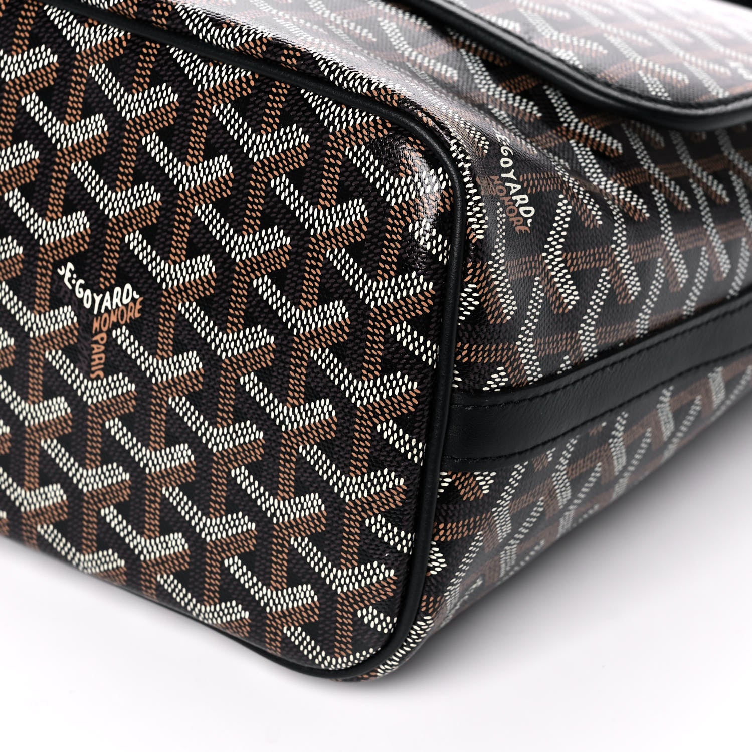 Goyard Goyardine Capetien Messenger Bag Black 11 of 12