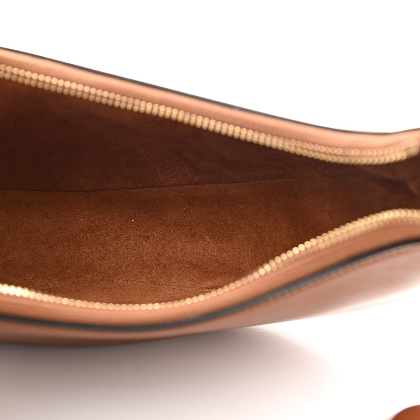 Smooth Calfskin Medium Strap Ava Shoulder Bag Tan