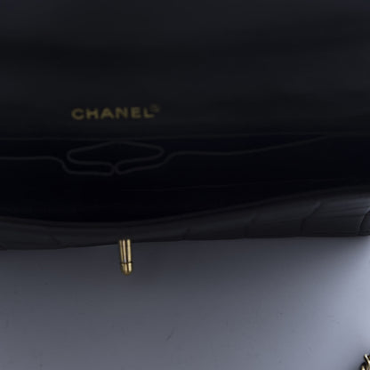 Chanel Lambskin East West Chocolate Bar Flap Black 5 of 11