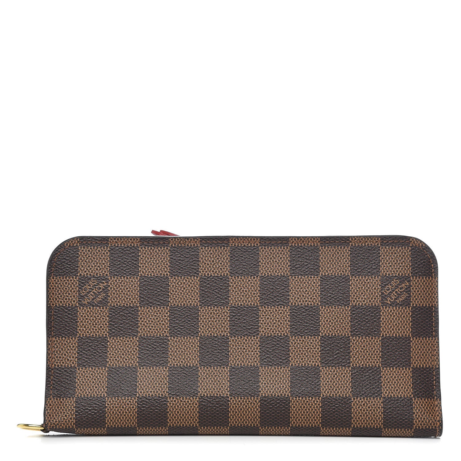 Louis Vuitton Damier Ebene Insolite Wallet Red 1 of 9
