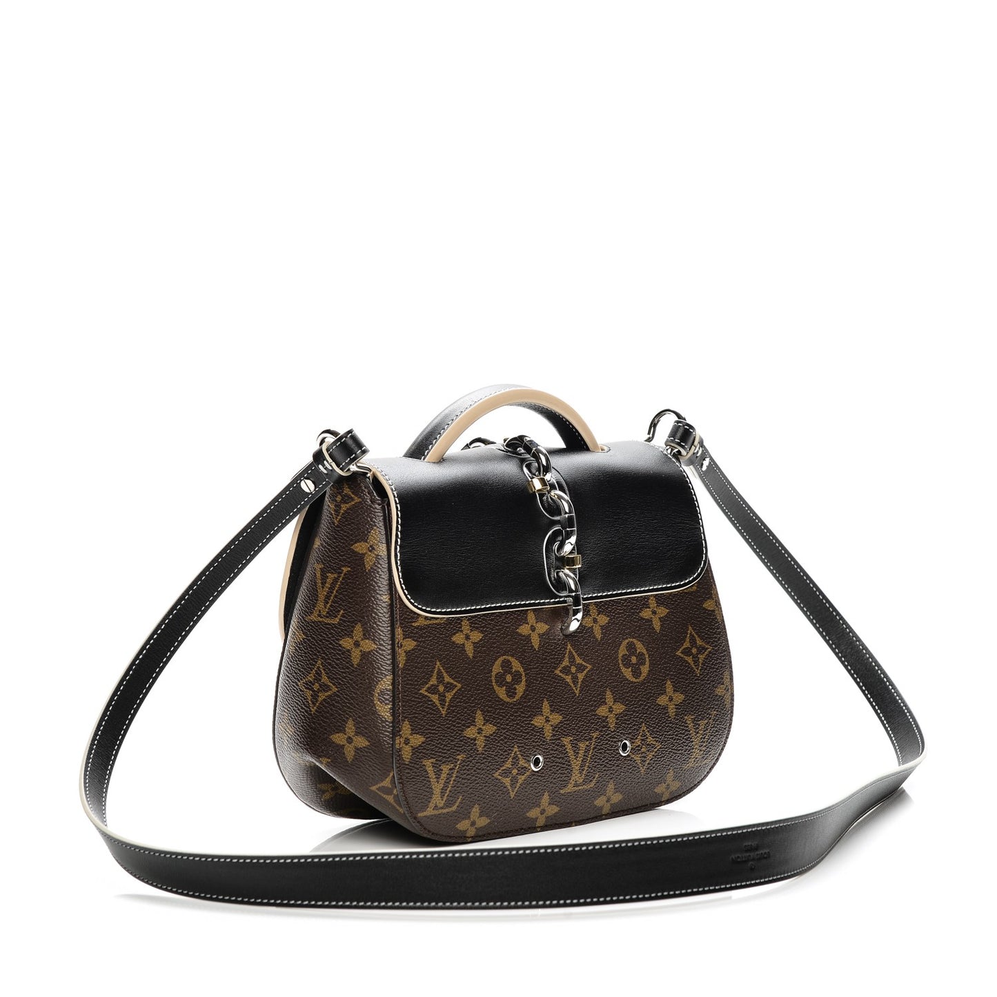 Calfskin Monogram Chain It Bag PM Black