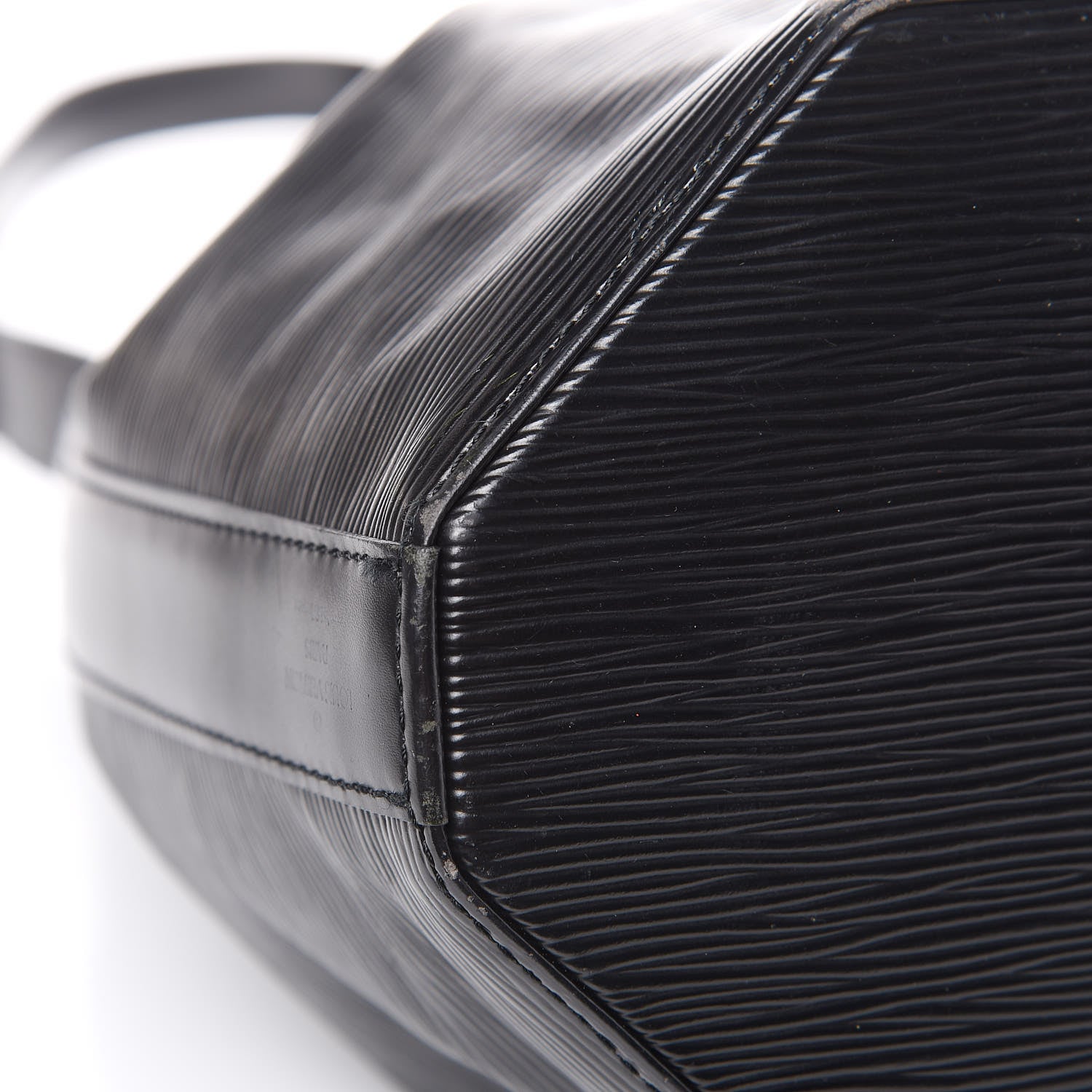 Louis Vuitton Epi Sac D'Epaule GM Black 6 of 19