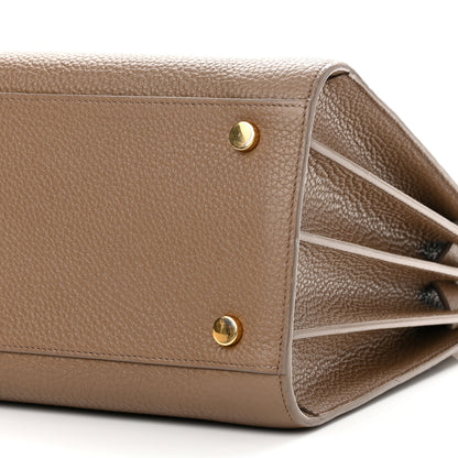 Saint Laurent Grained Calfskin Baby Sac De Jour Taupe 9 of 14