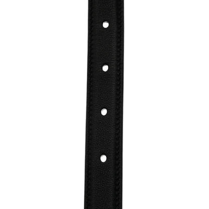 Saint Laurent Smooth Calfskin Monogram Square Buckle Belt 70 Black 6 of 6