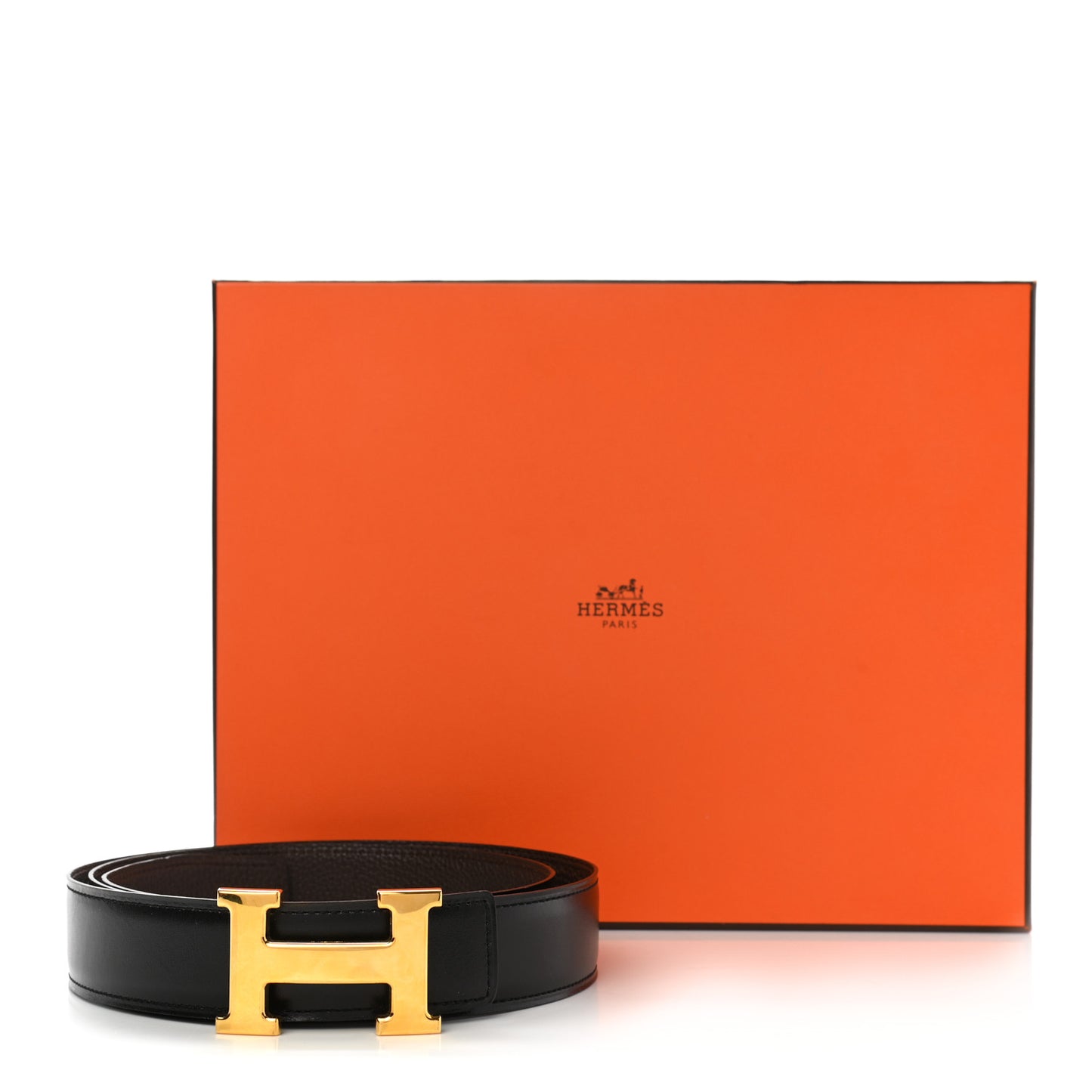 Box Togo 32mm H Belt 105 Black Chocolate