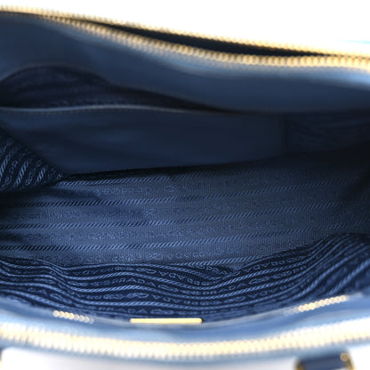 Prada Saffiano Small Galleria Double Zip Tote Cobalto 5 of 15