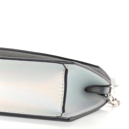 Christian Louboutin Iridescent Calfskin Loubi54 Crossbody Clutch Silver 9 of 11