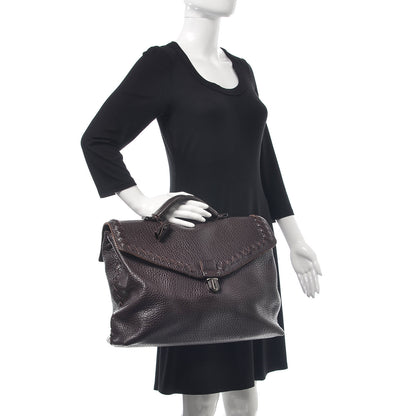 Bottega Veneta Grained Calfskin Briefcase Gladiol 2 of 10