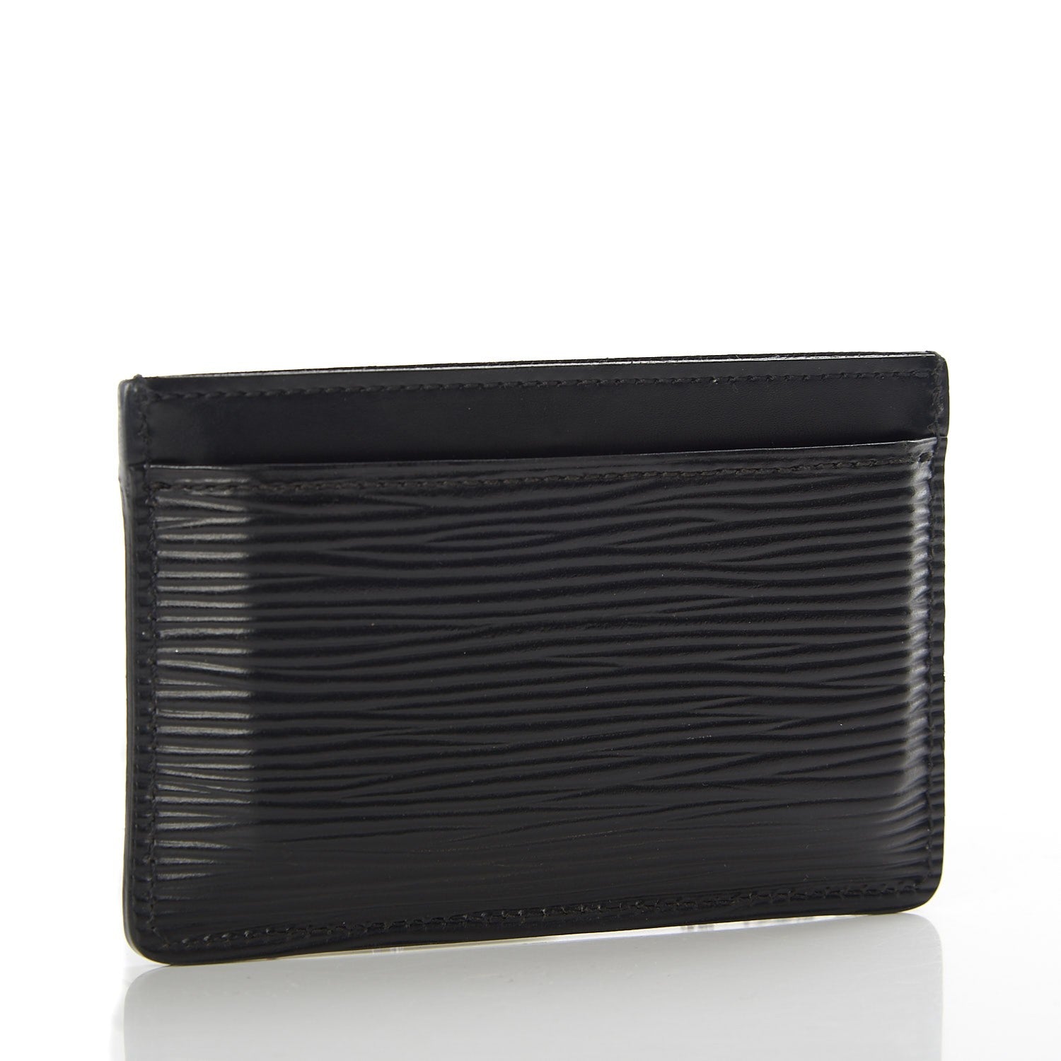 Louis Vuitton Epi Card Holder Black 3 of 7