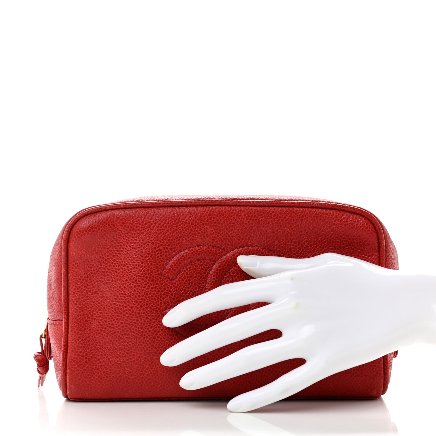 Caviar Timeless CC Cosmetic Pouch Bag Red